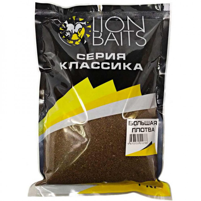 Lion Baits Прикормка Классика Большая плотва 1кг 1