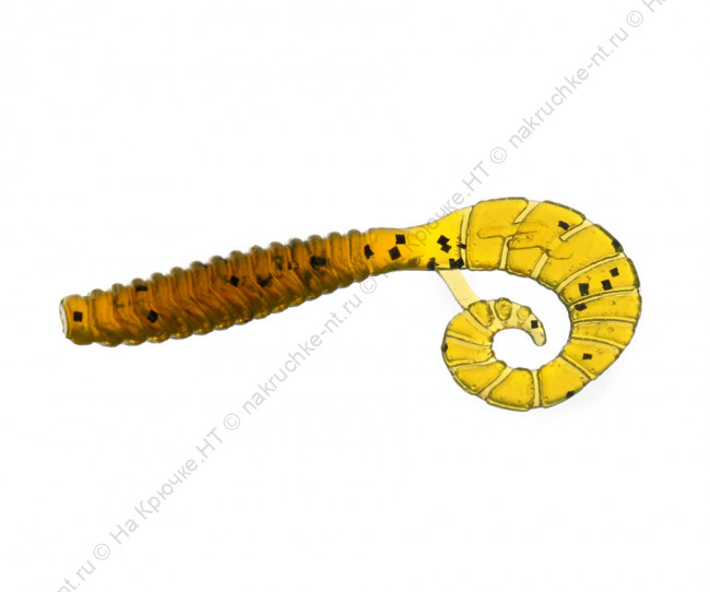 FLAGMAN Твистер TT-Grub 2,0 120 Green Pumpkin 5см 10шт