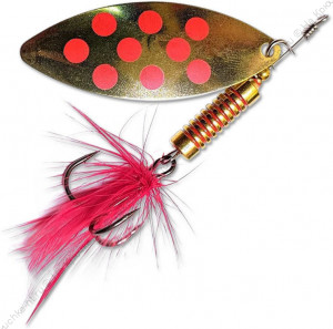 Блесна Lucky John Spin-X Long №5 (12 г) GR