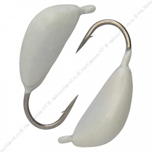 Мормышка вольфрамовая "Condor", Банан d 3,0 мм, вес 0,9 гр, фосфор