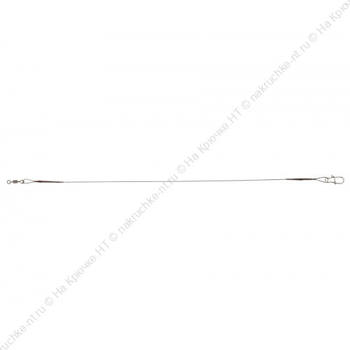 FLAGMAN Поводок Titanium Wire 12кг 25см 0,35мм 2шт 1