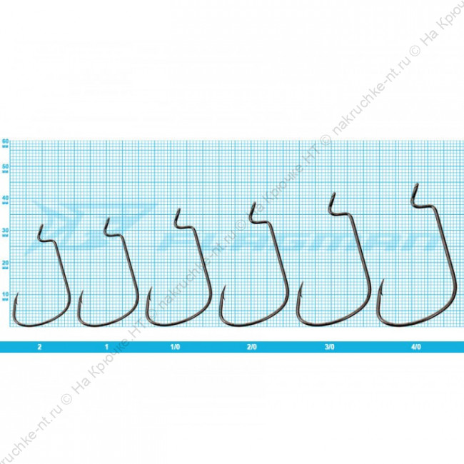 FLAGMAN Крючок Worm Super Wide Gape Offset №1 6шт 2 FLAGMAN Крючок Worm Super Wide Gape Offset №1 6шт 2