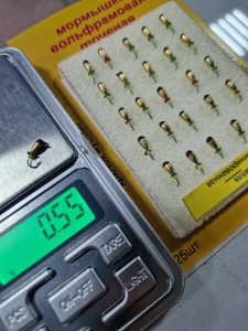 Мормышка вольф.точеная Капля Комби  D-3,0мм/вес- 0,55гр золото/черный