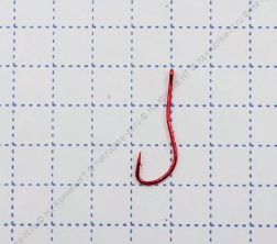 Крючок KOI "RYUSEN-RING-2BH", размер 12 (INT), цвет RED (10 шт.)