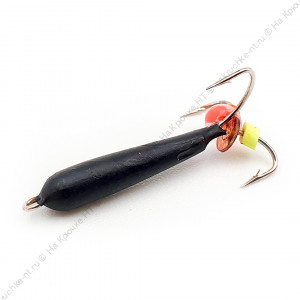 Мормышка EXPERT PRO вольфрам черт d3мм черный высокий (117)