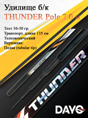 Удочка б/к DAYO THUNDER Pole 700