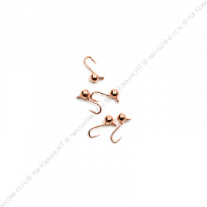 Мормышка вольф"ЯМАН"Шар с ушк, р.2,5, вес 0,10 цв.медь