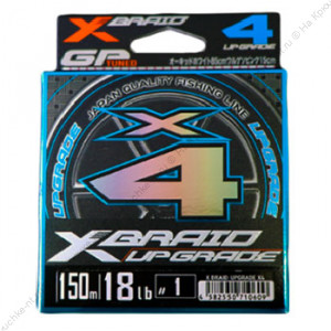 Шнур YGK X-Braid Upgrade X4 200м White Pink #2.0, 0.235мм, 30lb, 13.5кг